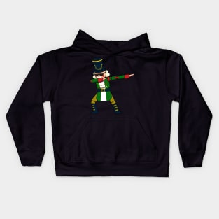 Christmas Soldier Dabbing Nutcracker Kids Hoodie